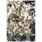 Homeroots 5 x 8 ft. Ivory Navy Abstract Marble Indoor Area Rug 384239 - alternate 1